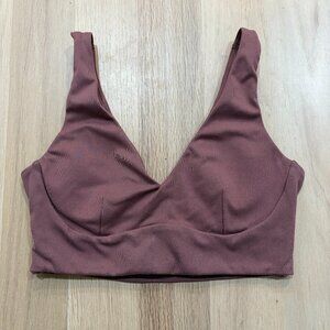 Victoria Secret Longline Plunge Back Cutout Sports Bra | Small